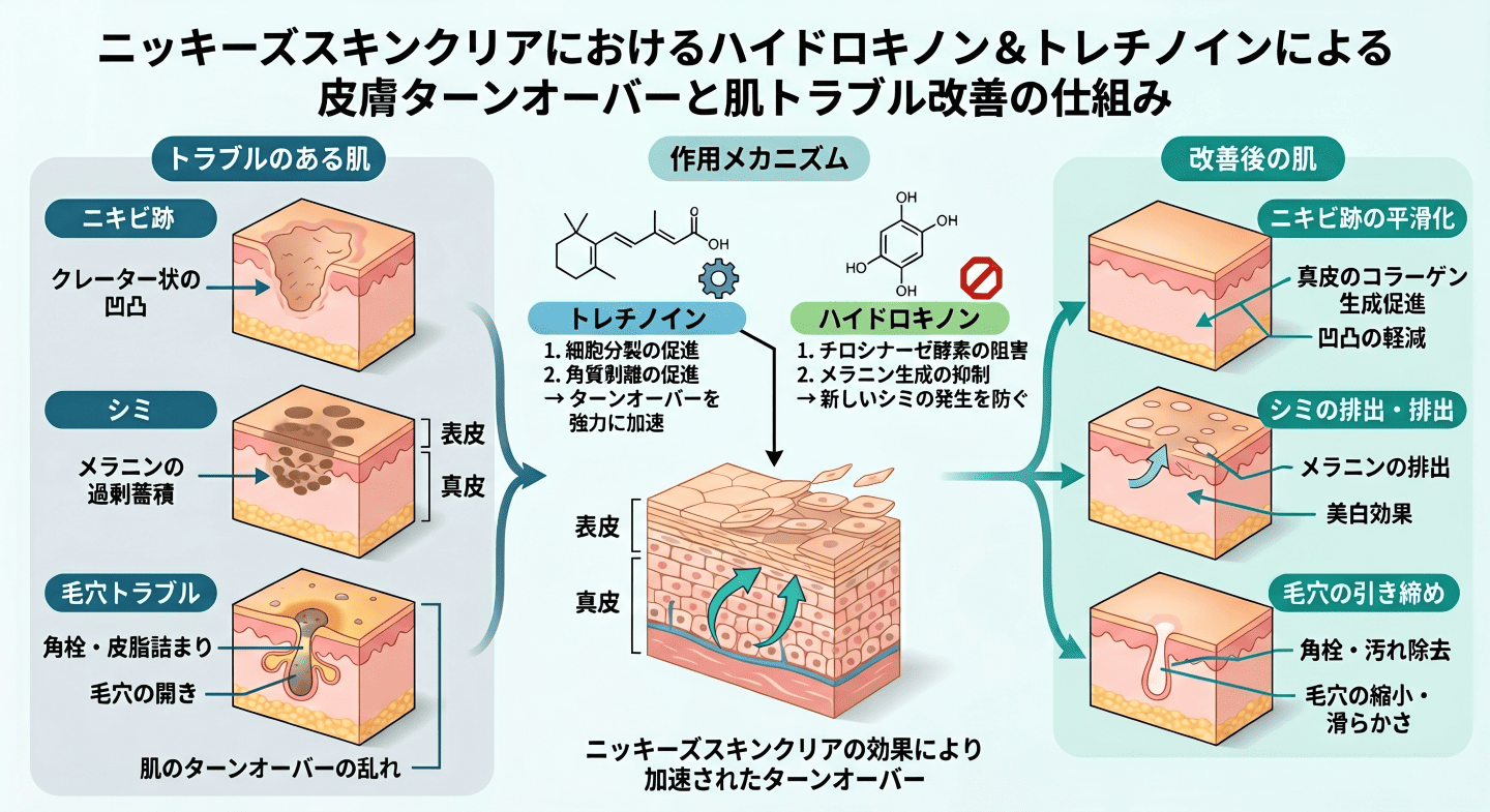 ニッキーズスキンクリア Nikki's Skin Clear 通常使用 (シミ、そばかす